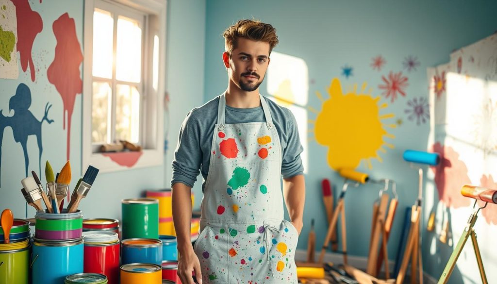 DIY benefits in painting